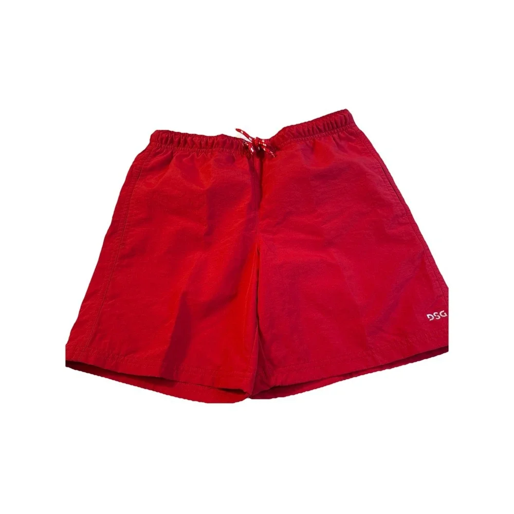 DSG Youth Boys Size‎ M Rec Shorts Red Mesh Lined